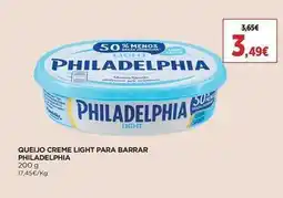 Supercor Philadelphia - queijo creme light para barrar promoção