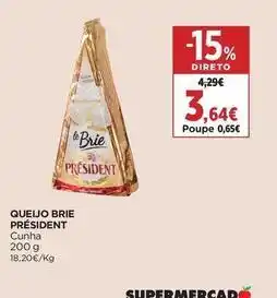 Supercor Président - queijo brie promoção