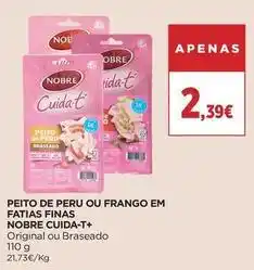 Supercor Nobre - peito de peru ou frango em fatias finas promoção