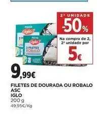 Supercor Iglo - filetes de dourada ou robalo asc promoção
