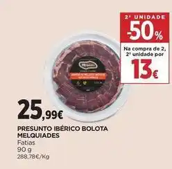 Supercor Presunto iberico bolota promoção