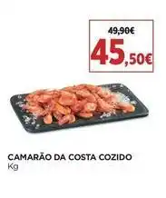Supercor Camarão da costa cozido promoção