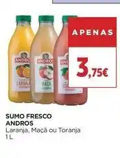 Supercor Andros - sumo fresco promoção