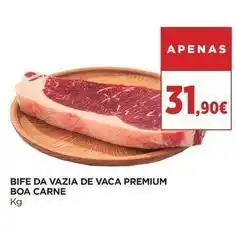 Supercor Boa pesca - bife da vazia de vaca premium promoção