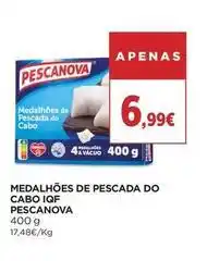 Supercor Pescanova - medalhões de pescada do cabo iqf promoção