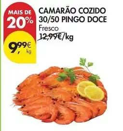 Pingo Doce Pingo doce - camarão cozido promoção