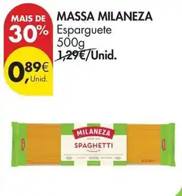 Pingo Doce Milaneza - massa promoção