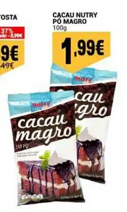 Neomáquina Cacau nutry pô magro promoção