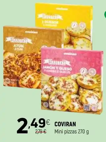 Coviran mini pizzas