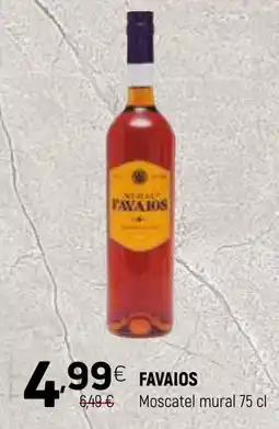 Coviran Favaios moscatel mural promoção