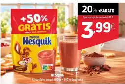 Coviran Nesquik chocolate em pó promoção