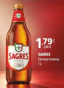 Coviran Sagres cerveja branca promoção