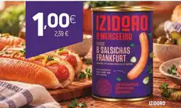 Coviran IzidorO 8 Salsichas Frankfurt promoção