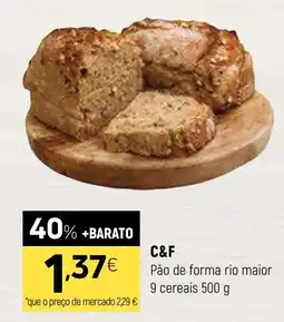 Coviran Pão de forma rio maior 9 cereais promoção