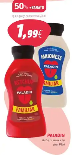 Coviran Ketchup ou maionese top down 675 ml promoção