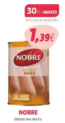 Coviran Nobre salsichas aves promoção