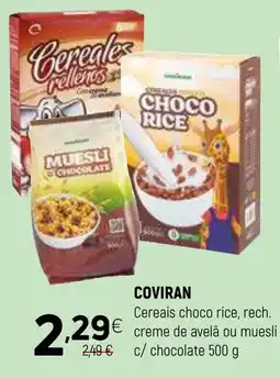 Coviran Coviran cereais choco rice promoção
