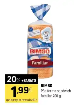 Coviran Bimbo pão forma sandwich familiar promoção