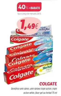 Coviran Colgate dentífrico anti-cáries, promoção