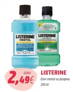 Coviran Listerine elixir mentol ou gengivas promoção