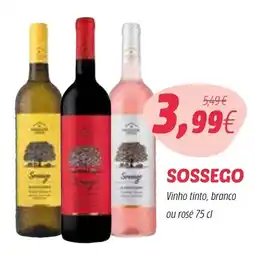 Coviran Sossego Vinho tinto, branco ou rosé promoção