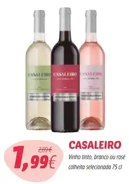 Coviran Casaleiro vinho tinto, branco ou rosé promoção