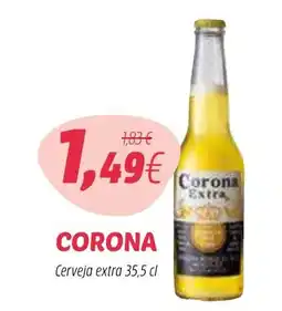 Coviran corona cerveja extra promoção