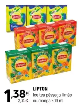 Coviran lipton ice tea pêssego, limão ou manga promoção