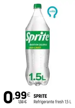 Coviran Sprite Refrigerante fresh 1,5 L promoção