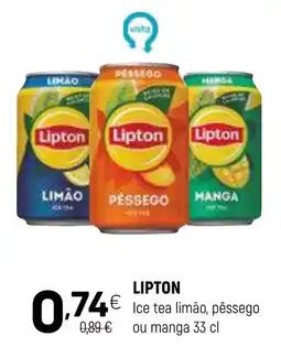 Coviran lipton ice tea limão, pêssego ou manga promoção