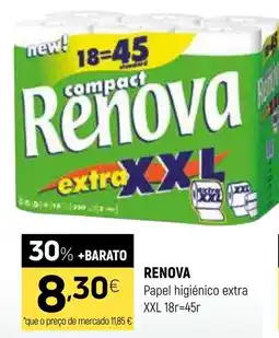 Coviran Renova papel higiênico extra promoção
