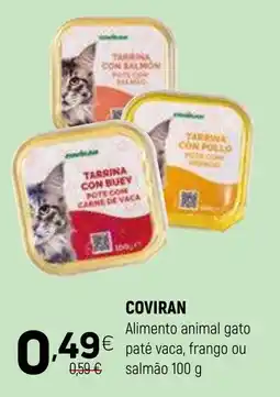 Coviran Coviran Alimento animal gato patê vaca, frango ou salmão promoção