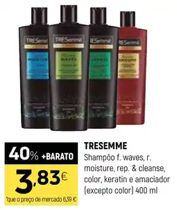 Coviran Tresseme Shampoo f. waves, r. moisture, rep. & cleanse, color, keratin e amaciador promoção