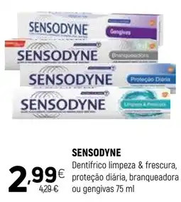 Coviran sensodyne dentífrico limpeza & frescura promoção