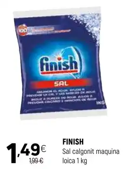 Coviran Finish sal calgonit maquina loica promoção