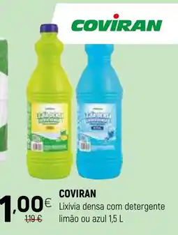 Coviran coviran lixivia densa com detergente promoção