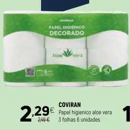 Coviran Coviran papel higienico aloe vera promoção