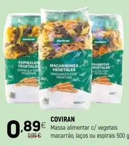 Coviran coviran massa alimentar c/ vegetais promoção