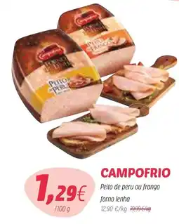 Coviran Campo Frío peito de peru ou frango forno lenha promoção