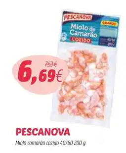 Coviran Pescanova miolo camarão cozido promoção