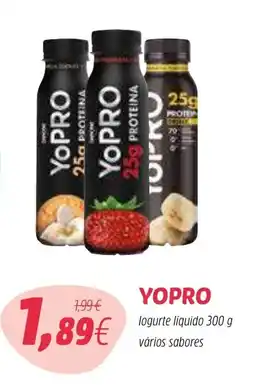 Coviran Yopro logurte liquido varios sabores promoção