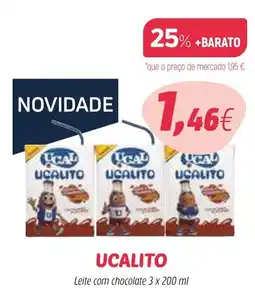 Coviran Ucalito leite com chocolate promoção