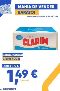 Casa Cheia Sabão natural clarin promoção