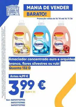 Casa Cheia Amaciador concentrado ouro e orquídea branca, flores silvestres ou rubi promoção