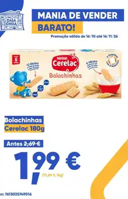 Casa Cheia Bolachinhas Cerelac promoção