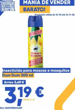 Casa Cheia Insecticida para moscas e mosquitos dum dum promoção