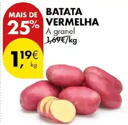 Pingo Doce batata vermelha promoção