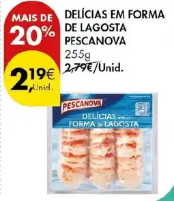 Pingo Doce Delícias em forma de lagosta pescanova promoção