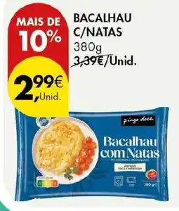Pingo Doce Bacalhau com Natas promoção