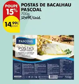Pingo Doce Postas de bacalhau pascoal promoção